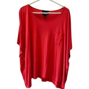 Cynthia Rowley Burnt Orange Oversized Top  L EUC!